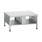 image of RATIONAL 60.31.208 Low Stand II Oven Equipment Stand, Stationary, Open Base With Pan Slides