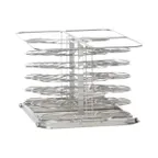 image of RATIONAL 60.62.017 Mobile Plate Rack with 34 Plates Capacity and 6-Full Size Pro/Classic