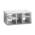 image of RATIONAL 60.75.835 Stand, 43-1/4"W X 28-1/4"D X 18-1/8"H, (2) Pull Out Shelves