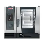 image of RATIONAL ICC 6-HALF E 208/240V 1 PH Half Size 6 Pan Electric Combi Oven w/ Manual Controls, 208/240V