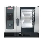 image of RATIONAL ICC 6-HALF NG 208/240V 1 PH Half Size 6 Pan Natural Gas Combi Oven w/ Digital Controls, Steam Generator