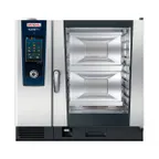 image of RATIONAL ICP 10-FULL E 208/240V 3 PH Full Size 10 Pan Electric Combi Oven w/ Touchscreen, Steam Generator