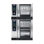 image of RATIONAL ICP 6-FULL ON 10-FULL E Double Stacked Electric Combi Oven, 16 Pan