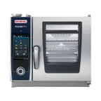 image of RATIONAL ICP XS E 208/240V 3 PH Half Size 4 Pan Electric Combi Oven w/ Touchscreen, Steam Generator
