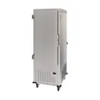 image of Dinex DXPACR15L 26" Air Curtain Mobile Refrigerator, Left Hinged Door, Stainless Steel, Bottom Mounted Self-Contained