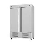 image of Infrico USA IRR-AN49MX 2-Section Reach-In Refrigerator Freezer Combo, Bottom Mounted, 23 cu. ft. per section