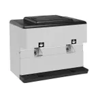 image of Cornelius 621024560 Enduro 300 Ice Dispenser, 300lb, Hopper/Drip, 10" Cup, Steel Front, 115V 4A