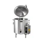 image of AccuTemp ALLGB-100F 100 Gallon Floor Stationary Full Steam Jacketed Gas Kettle, 154.800 BTU