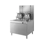 image of Cleveland 36GMK66300 12 Gal Floor Tilting 2/3 Steam Jacketed Gas Kettle w/ 36" Cabinet, 300.000 BTU