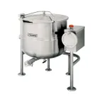 image of Cleveland KDL150T 150 Gallon Floor Tilting 2/3 Steam Jacketed Direct Steam Kettle w/ Quad-Leg Base