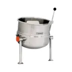 image of Cleveland KDT3T 3 Gallon Countertop Tilting 2/3 Steam Jacketed Direct Steam Kettle, Support Arm