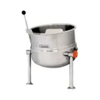 image of Cleveland KDT6T 6 Gallon Countertop Tilting 2/3 Steam Jacketed Direct Steam Kettle
