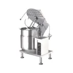 image of Cleveland MKET12T 12 Gallon Countertop Tilting 2/3 Steam Jacketed Electric Kettle/Mixer
