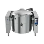 image of Electrolux Professional 587040 26 Gallon Floor Tilting Full Steam Jacketed Gas Kettle, Quad-Leg, 71.589 BTU
