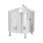 image of Legion LSI-100 100 Gallon Floor Stationary Full Steam Jacketed Direct Steam Kettle w/ Quad-Leg Base