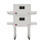 image of Middleby Marshall LW26-2 Double Deck Infrared Electric Conveyor Pizza Oven, 31" Long, 18" Wide Belt