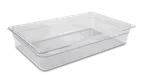 image of Concasse MCIP1115 1/1 Food Pan, 20‑3/4" W x 12‑3/4" D x 6" H, Clear Polycarbonate, NSF Approved