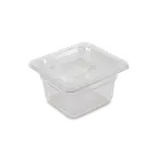 image of Concasse MCIP1606 Food Pan, 6-7/8"W X 6-1/4"D X 2-1/2"H, 1/6 Size, 2.5" Deep