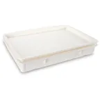 image of Concasse MCPACAJ2 Dough Proofing Retarding Pan, 22-1/2"W x 15"D x 15"H, Stackable Polypropylene Box