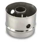 image of Concasse MCPACOR02 - 3" Round Stainless Steel Skull Cookie Cutter, Durable Baking Smallware