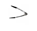 image of Concasse MCPAIS07 Utility Tongs - 7" Locking Stainless Steel, Plastic End, 3"-9" Adjustable