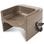 image of Concasse MCPERASPP 12x12x9.25in Brown Plastic Booster Seat for Kids Restaurant Seating