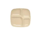 image of Concasse MCPLMCH2624 Rectangular Serving Tray, 10-1/5" x 9-1/2" x 4/5" Melamine, Beige Finish