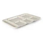 image of Concasse MCPLMCH3625 Rectangular Serving Tray, 14" x 10", Beige Melamine, Durable Tabletop Display