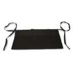 image of Concasse MCTXDEL5731N Waist Apron, 22" x 12", Durable Black with Adjustable Length and Bag - 1/Bag
