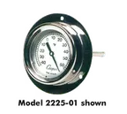 image of Cooper-Atkins 2245-03-5 Dial Thermometer, 2" Dial, 3-1/2" Flange, 6" Stem, -40 to 160°F, ±3°F