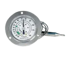 image of Cooper-Atkins 6142-13-3 Dial Thermometer, -40°F to 120°F, 2" Panel/Flange, 48" Capillary, - 36/Case