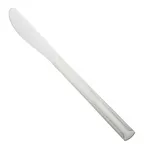 image of Dinex DX0001-08 Dominion Dinner Knife, 8" Medium Weight, 18/0 Stainless Steel Solid Handle - 1 Dozen
