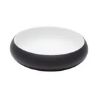 image of GET 31024-TOH/BK 54oz Two-Tone Melamine Bowl, 9.1" Dia, Honey Interior, Raven Exterior
