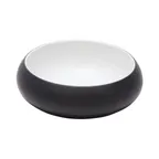 image of GET 31079-TOH/BK Cheforward Hatch Bowl, 28 oz., 7.2" Dia, Two-Tone Honey/Raven, Melamine, Round