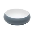 image of GET 31079-TOH/BL - 28oz Melamine Reusable Bowl, 7.2" Dia, Two-Tone Honey/Bluejay, Round Shape