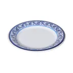 image of GET WP-6-DE - Diamond Esencia Wide Rim 6.5" Melamine Plastic Plate, Round, 6-7" Size
