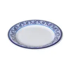 image of GET WP-7-DE - Diamond Esencia 7.5" Wide Rim Melamine Reusable Round Plate, 7.5" Diameter