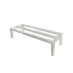 image of GSW USA RA-3614 Dunnage Rack, 36"L x 14"W x 8"H, Aluminum Tube, 1000 lbs, ETL Certified