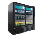 image of Imbera USA VRD41 SD 48 Bottle Cooler, 48"H x 47"W x 22"D, 8.3 ft³, Black, 1/4 HP, ENERGY STAR, LED