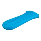 image of Lodge ASDHH36 Silicone Handle Cover, 5" Blue Keyhole Grip, Heat Protection to 550°F, Dishwasher Safe