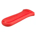 image of Lodge ASDHH41 Silicone Handle Cover, 5" Red, Keyhole Grip, Heat‑Resistant to 550°F, Dishwasher Safe
