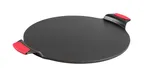 image of Lodge BW15PPA1 15" Cast Iron Pizza Pan, Round 14‑15" with Handles, Oven Safe, Made in USA