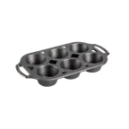 image of Lodge BW6MFN Muffin Pan 12-7/10" W x 7" D x 1-1/2" H, 6 2-7/10" Cups, Iron, PFOA/PTFE Free, USA Made