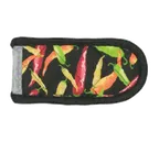 image of Lodge HH12 Handle Holder, 8" Cloth Cover, Multi‑Color Chili Pepper, Heat Guard to 350°F, Made in USA