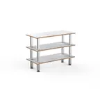 image of Steelite MGCMSX02CSXF Configurable Buffet Table, Modular Mogogo Collection, White Carrera Stainless Steel, Mixed Materials, 1 per Case