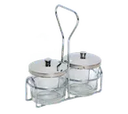 image of Town 19820 Condiment Jar – 8 Ounce Glass Server for Tabletop Use, Clear Finish