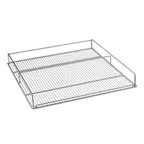 image of Beverage Air 403-930D-04 Flat Wine Rack, Chrome Finish, Holds 12 13×3.5in Bottles, 5 Shelves per Door Section