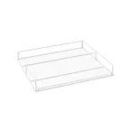 image of Beverage Air 412-070D-01 Flat Wine Rack, White Epoxy Coated, Holds 12 13×3.5in Bottles, 5 Shelves Door Section