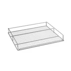 image of Beverage Air 412-071D-04 Chrome Flat Wine Rack, Holds 12 13×3.5‑inch Bottles, 5 Shelves