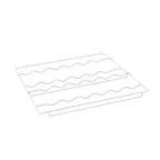 image of Beverage Air 412-076D-01 Curved Wine Rack, White Epoxy, Holds 12 13×3.5 in Bottles, 5 Shelves per Door, MMR23